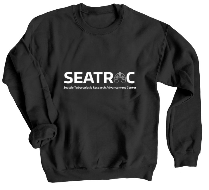 black sweatshirt